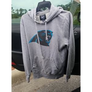 Men's Carolina Panthers '47 Size medium Long Sleeve Hoodie NFL Football